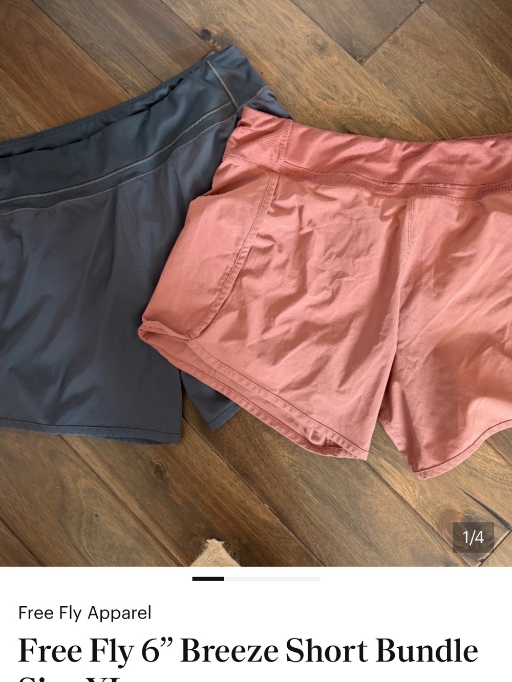 Free Fly 6” Breeze Short Bundle Size XL